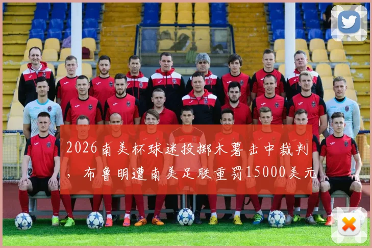 2026南美杯球迷投掷木薯击中裁判，布鲁明遭南美足联重罚15000美元始末